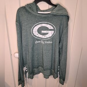 Green‎ bay packer sweatshirt women's 2x